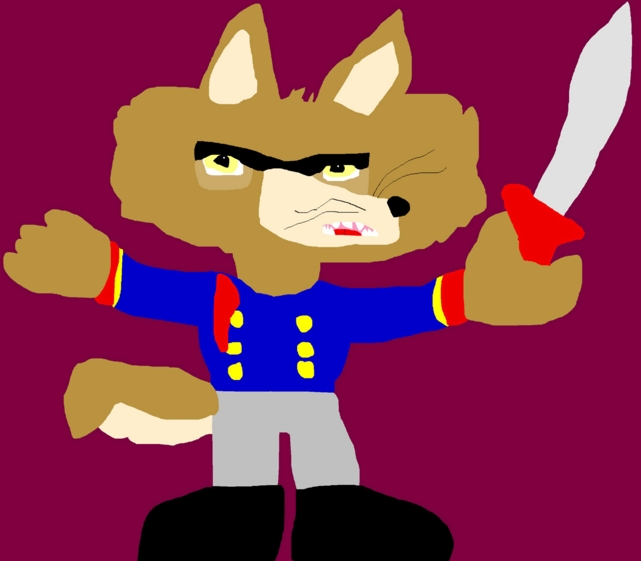 Don Karnage MS Paint New For 2014^^ by Falconlobo