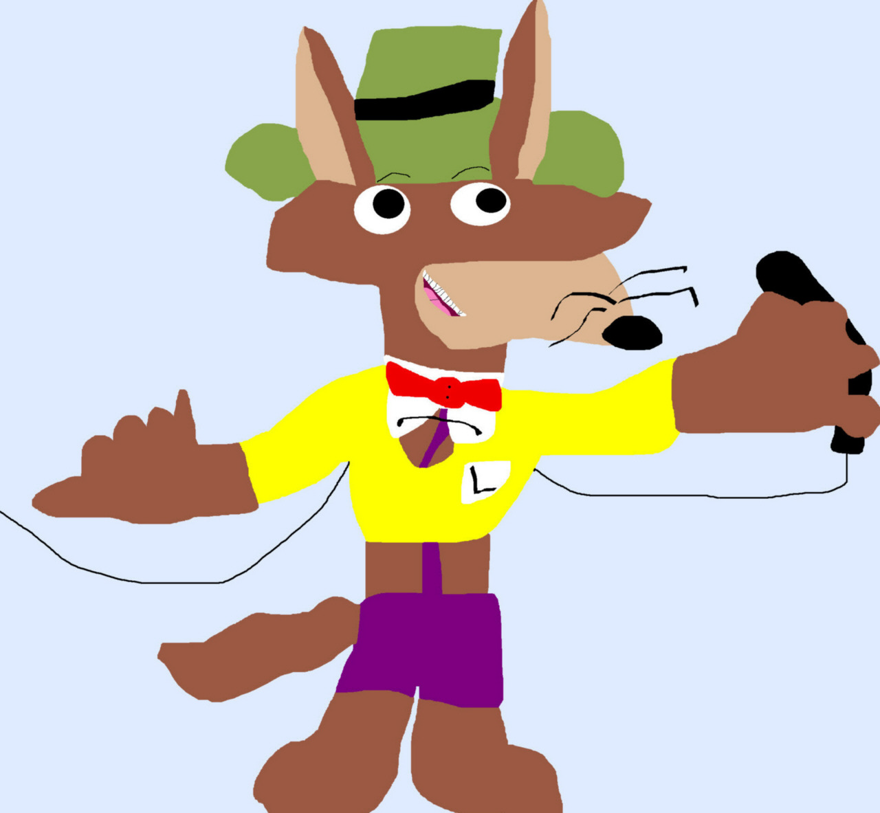Laffalympics Mildew Wolf Newer For 2014 Again MS Paint^^ by Falconlobo