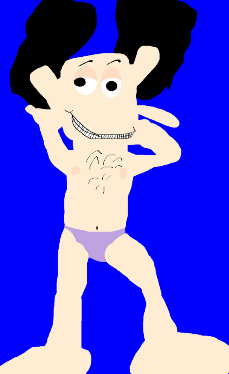 Sexy Shirtless Noodman With Creepy Smile LOL MS Paint^p^ by Falconlobo