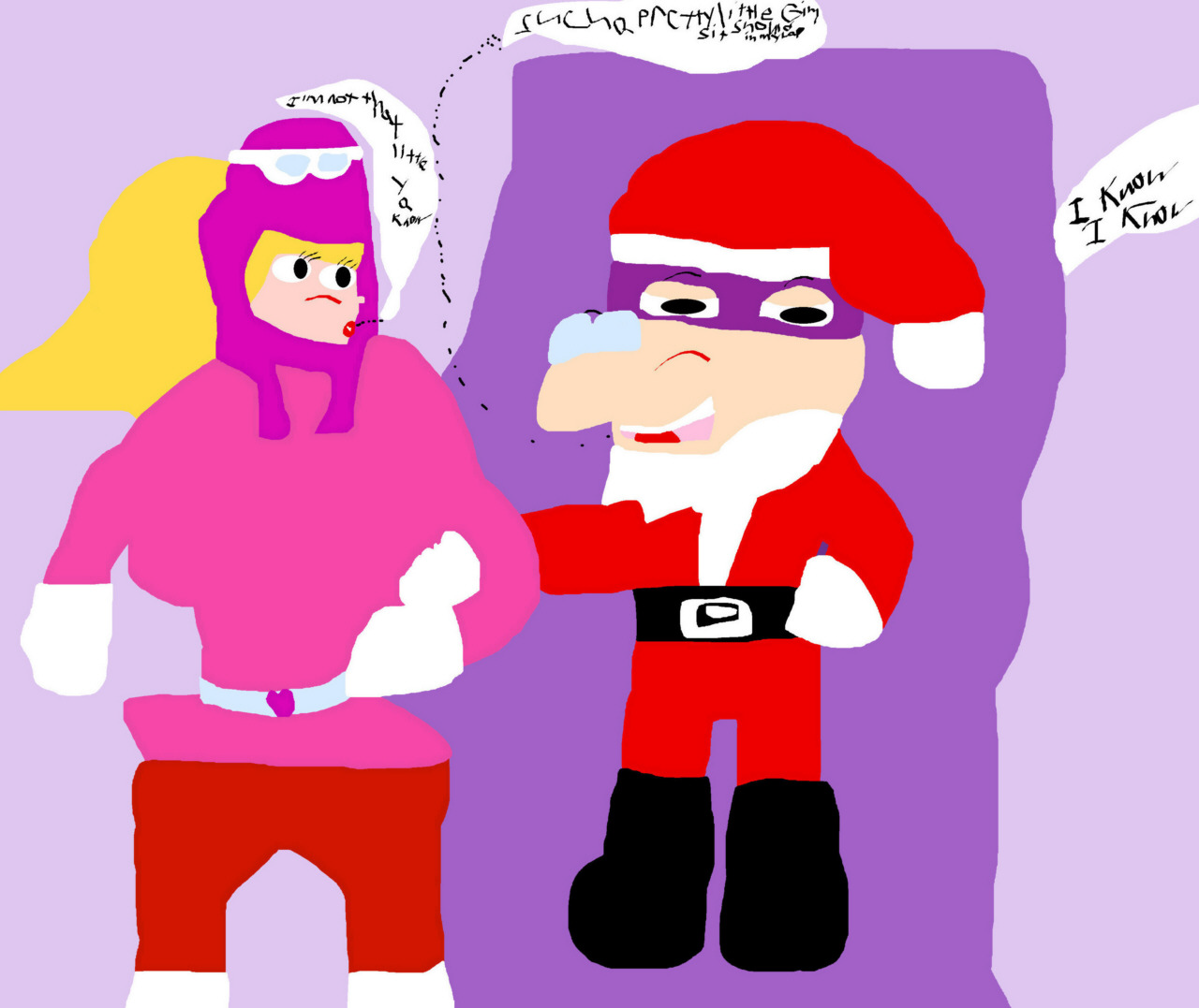 Tis The Season For Naughty Villains In Disguises MS Paint by Falconlobo