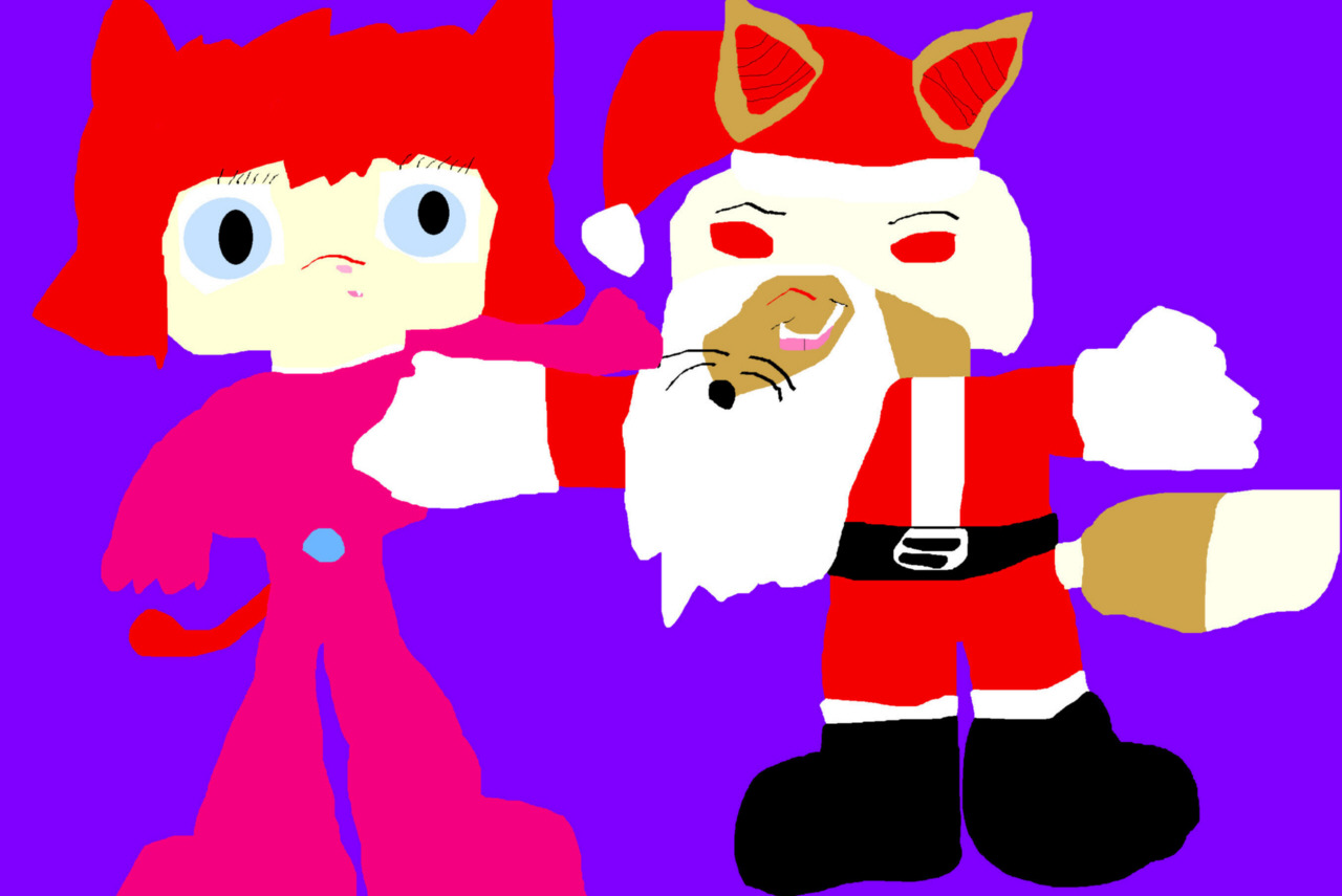 Santa Big Cheese New For 2014 Polly Added MS Paint by Falconlobo