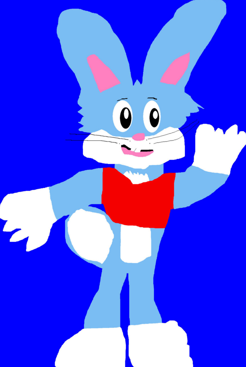 A Somewhat Older Buster Bunny MS Paint  Alternate Version by Falconlobo