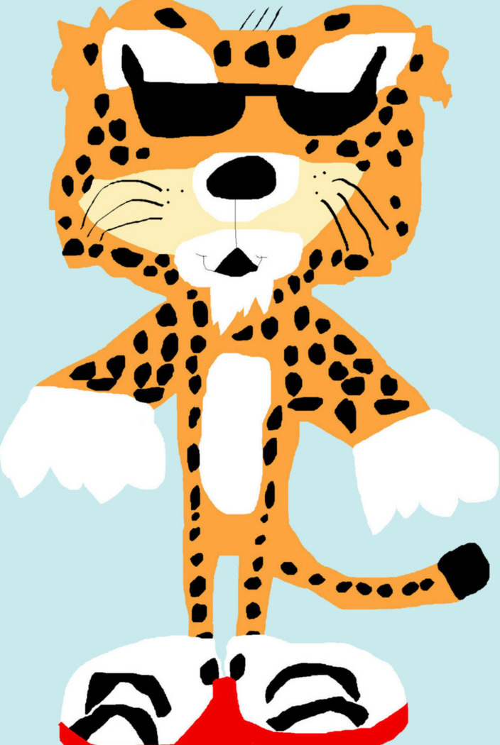 Chester Cheetah MS Paint New For 2015^^ by Falconlobo