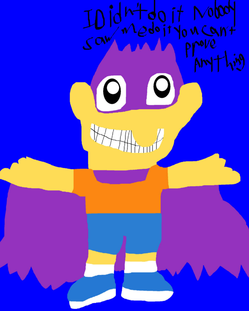 Bartman Innocent Until Otherwise Proven Guilty MS Paint^^ by Falconlobo