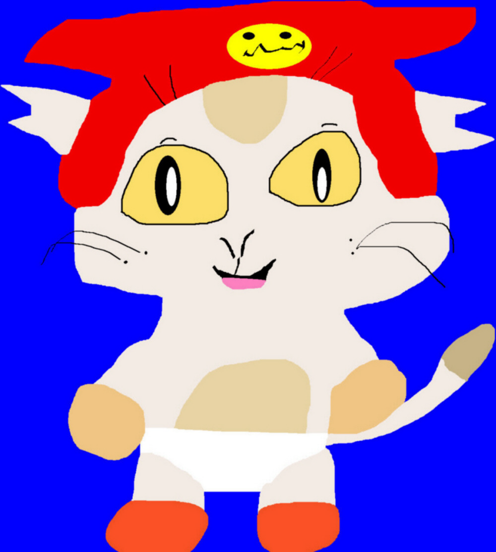 Meow In Diaper Request MS Paint For STORMERS-ATTiTOONS by Falconlobo