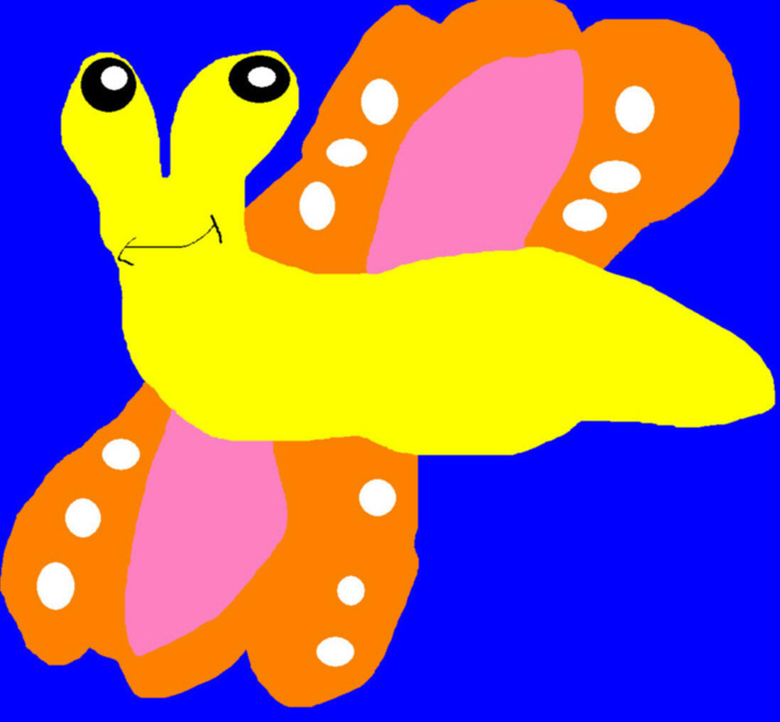 Random Banana Sluggerfly MS Paint by Falconlobo