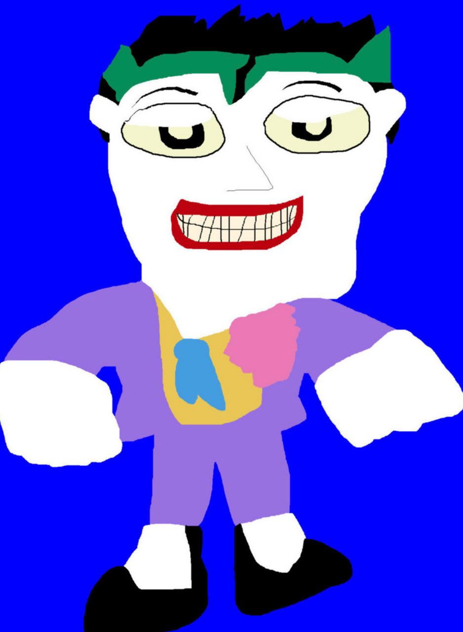 Random Chibi Joker MS Paint by Falconlobo
