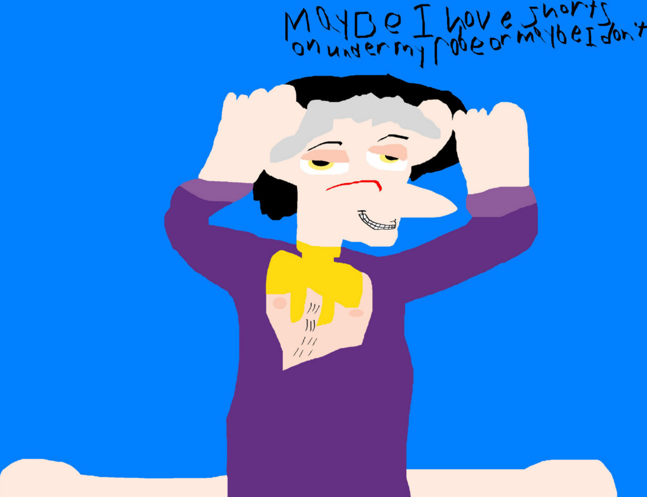 Cedric Under The Robe MS Paint Hehe I was Bored by Falconlobo