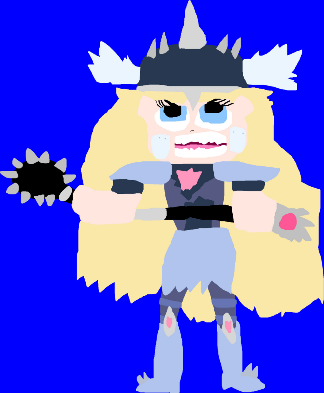 Star's Warrior Outfit Request MS Paint by Falconlobo