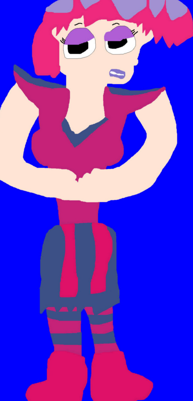 Hildy Request MS Paint She's Been Working Out LOL^^ by Falconlobo