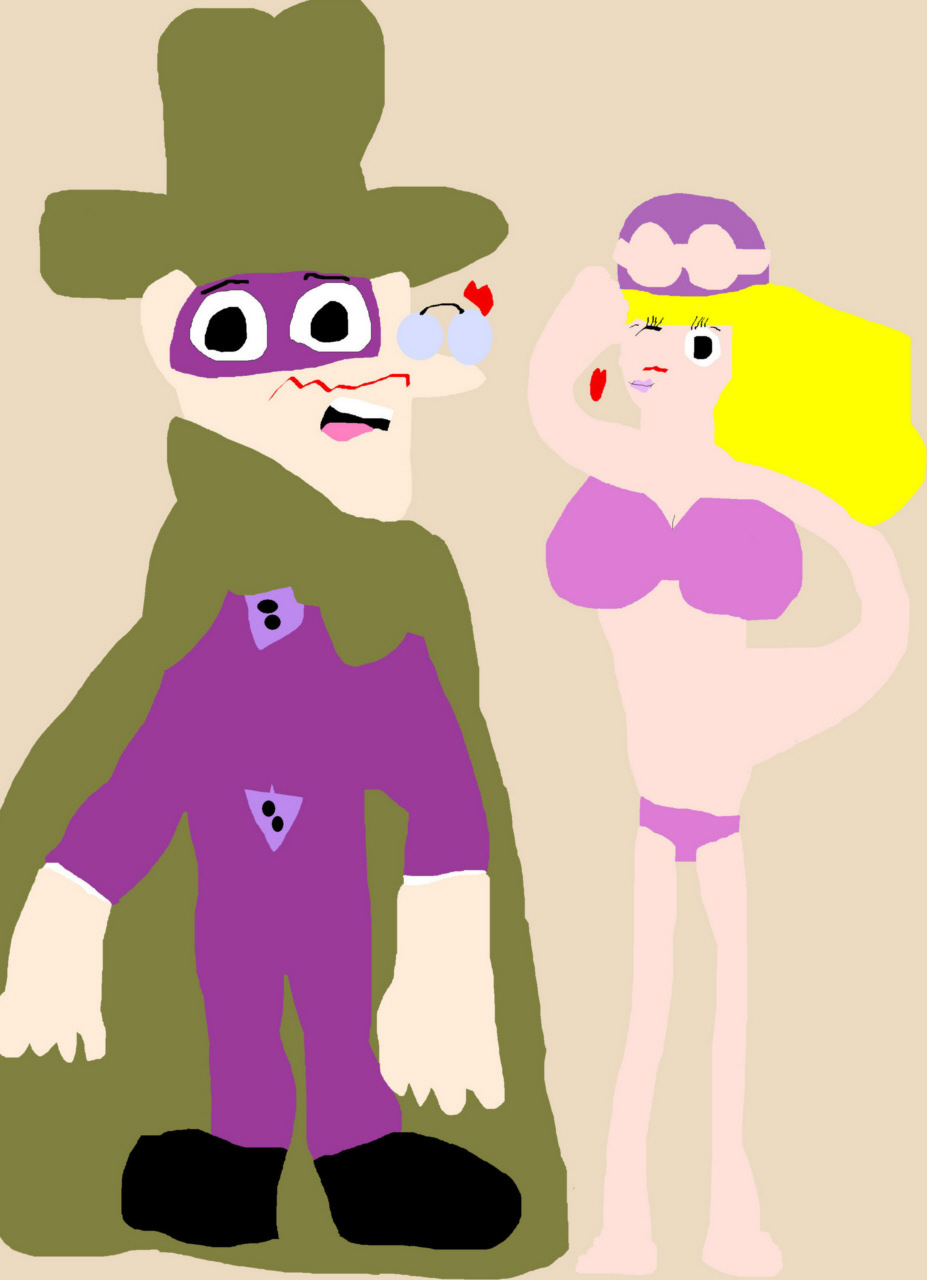 A Wink At The Beach And A Bikini Is Hooded Claw's Undoing  MS Paint by Falconlobo