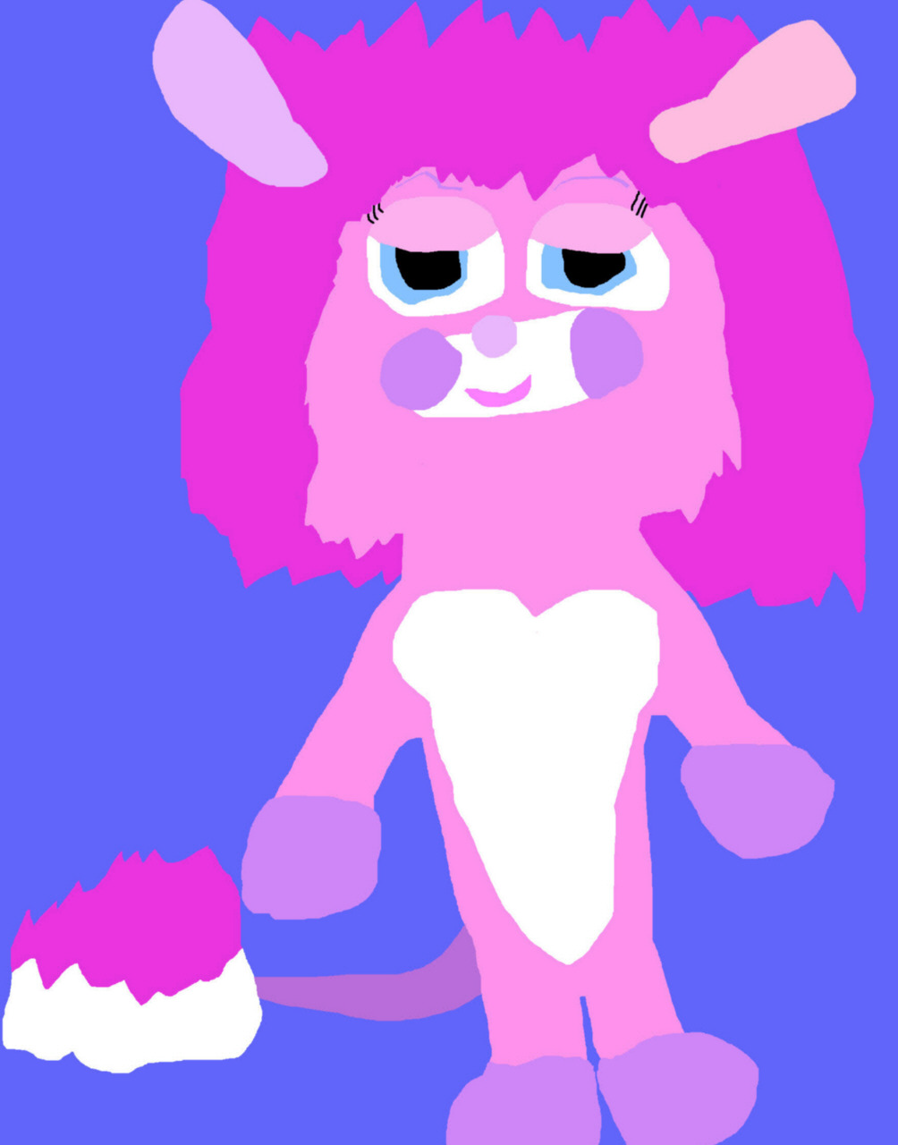 Late Night Party Popple Anthroish MS Paint by Falconlobo