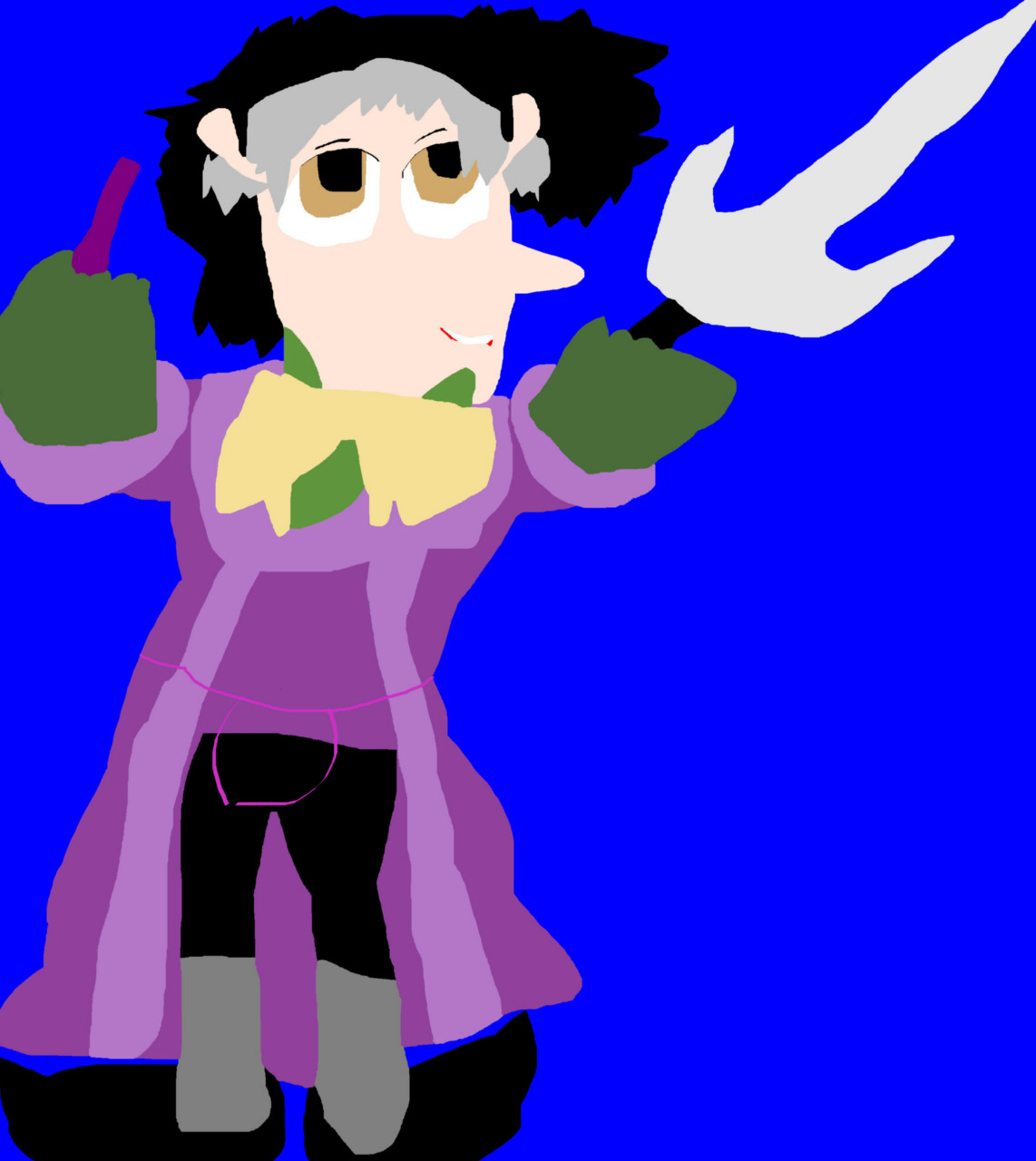 Buff Full Outfit Anime Hair Cedric With Sword And Wand  MS Paint by Falconlobo