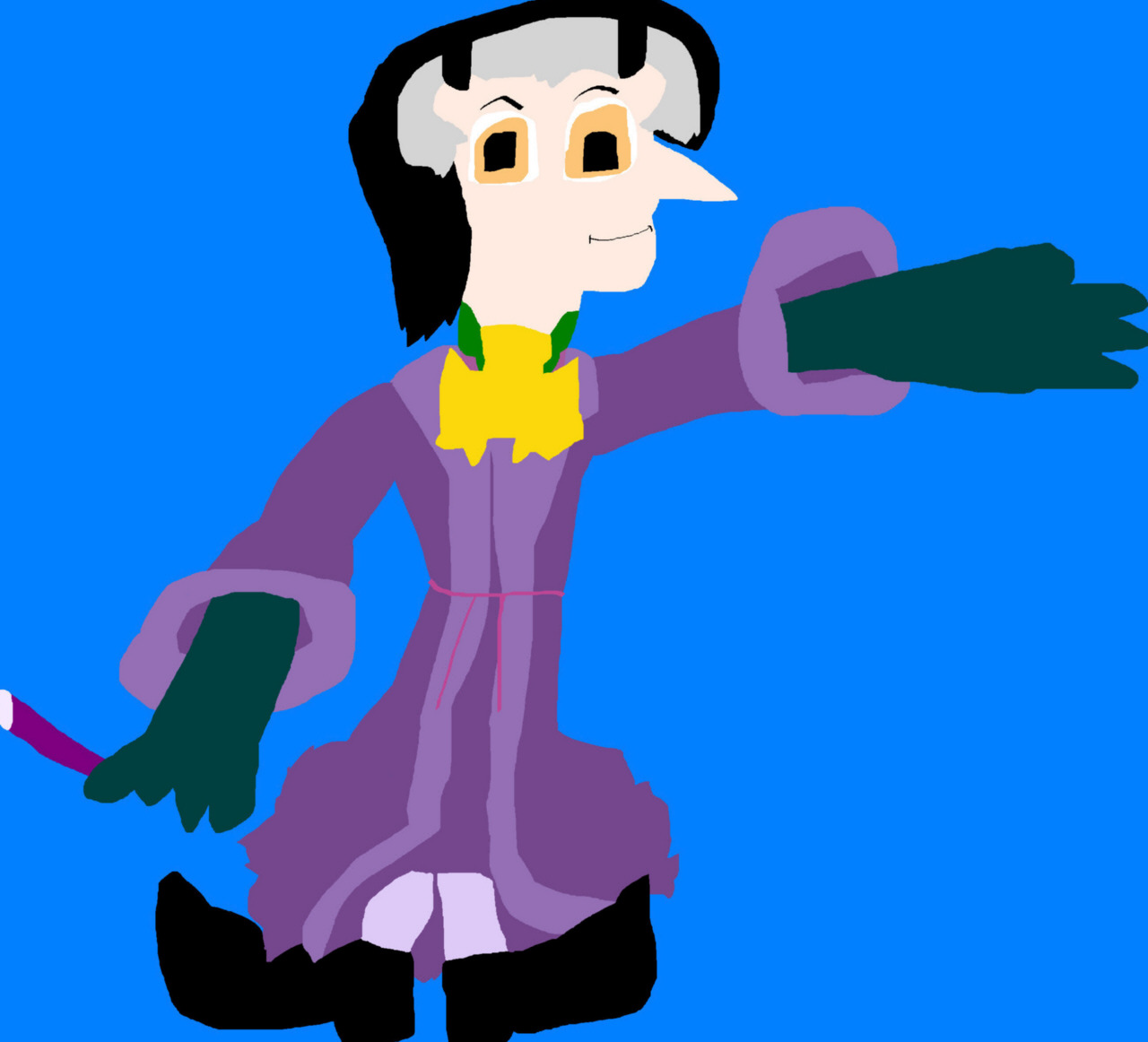 Cedric The Sorcerer Same Pose No Ref Used MS Paint by Falconlobo