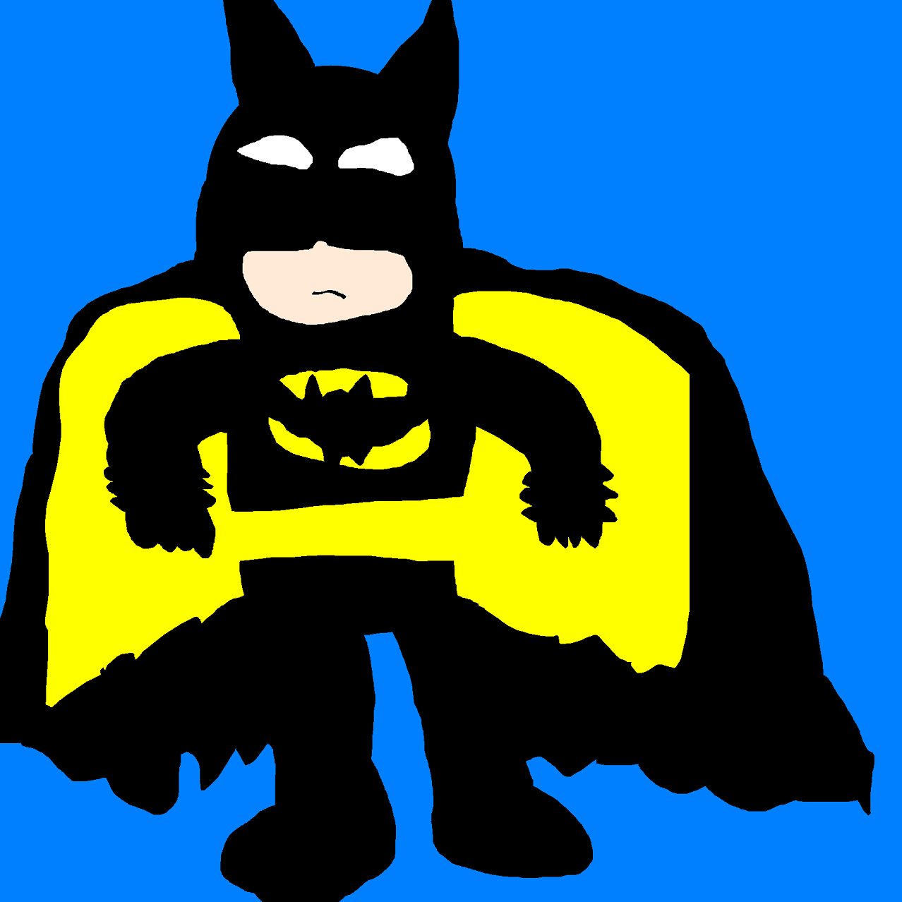 The Fat Batman MS Paint I Was Bored by Falconlobo