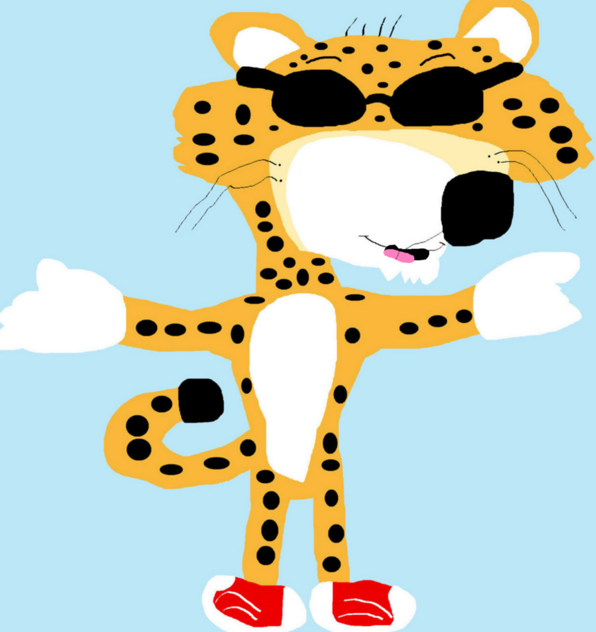 Chester Cheetah Newer For 2015 MS Paint^^ by Falconlobo