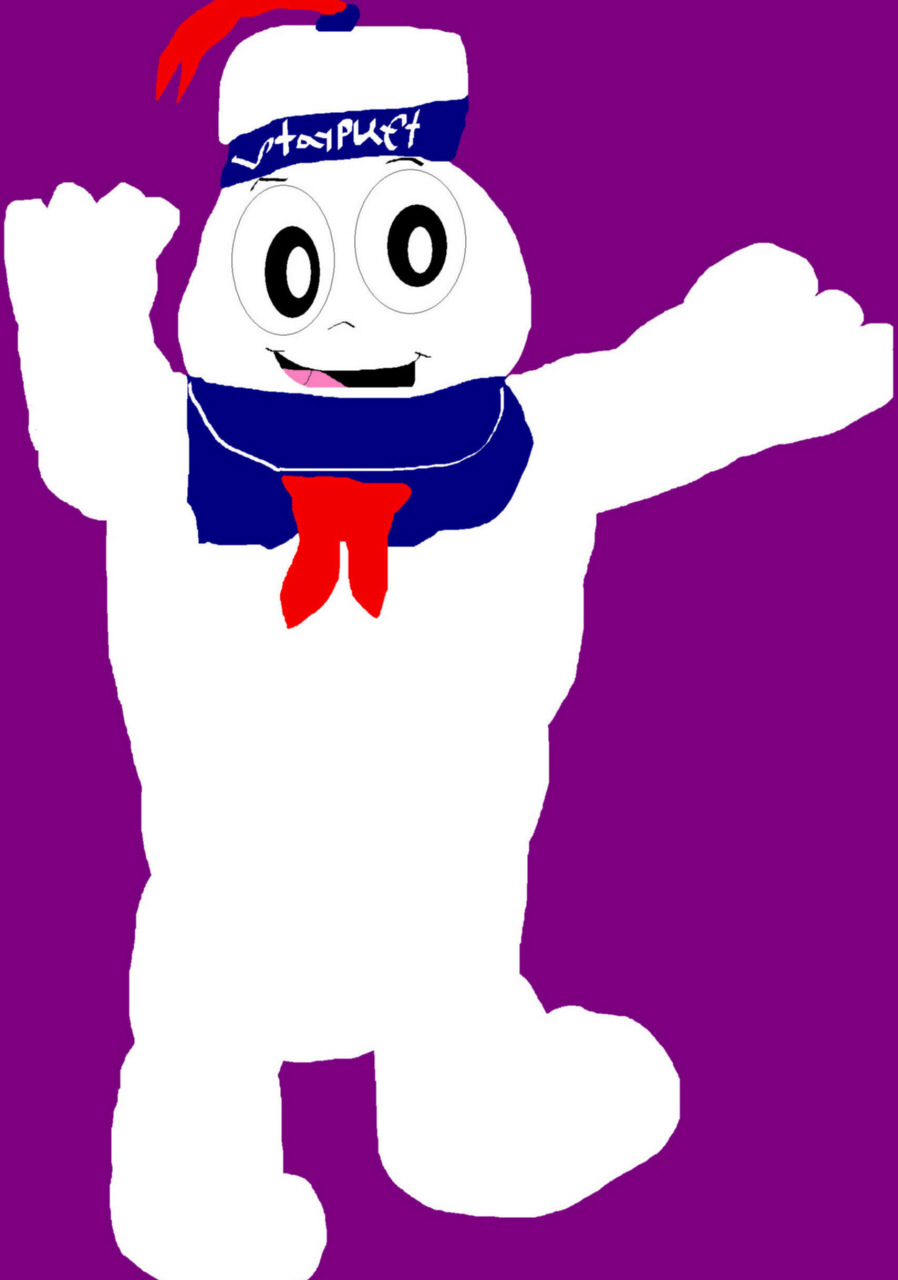 StayPuft Marshmallow Man MS Paint New For 2015^^ by Falconlobo