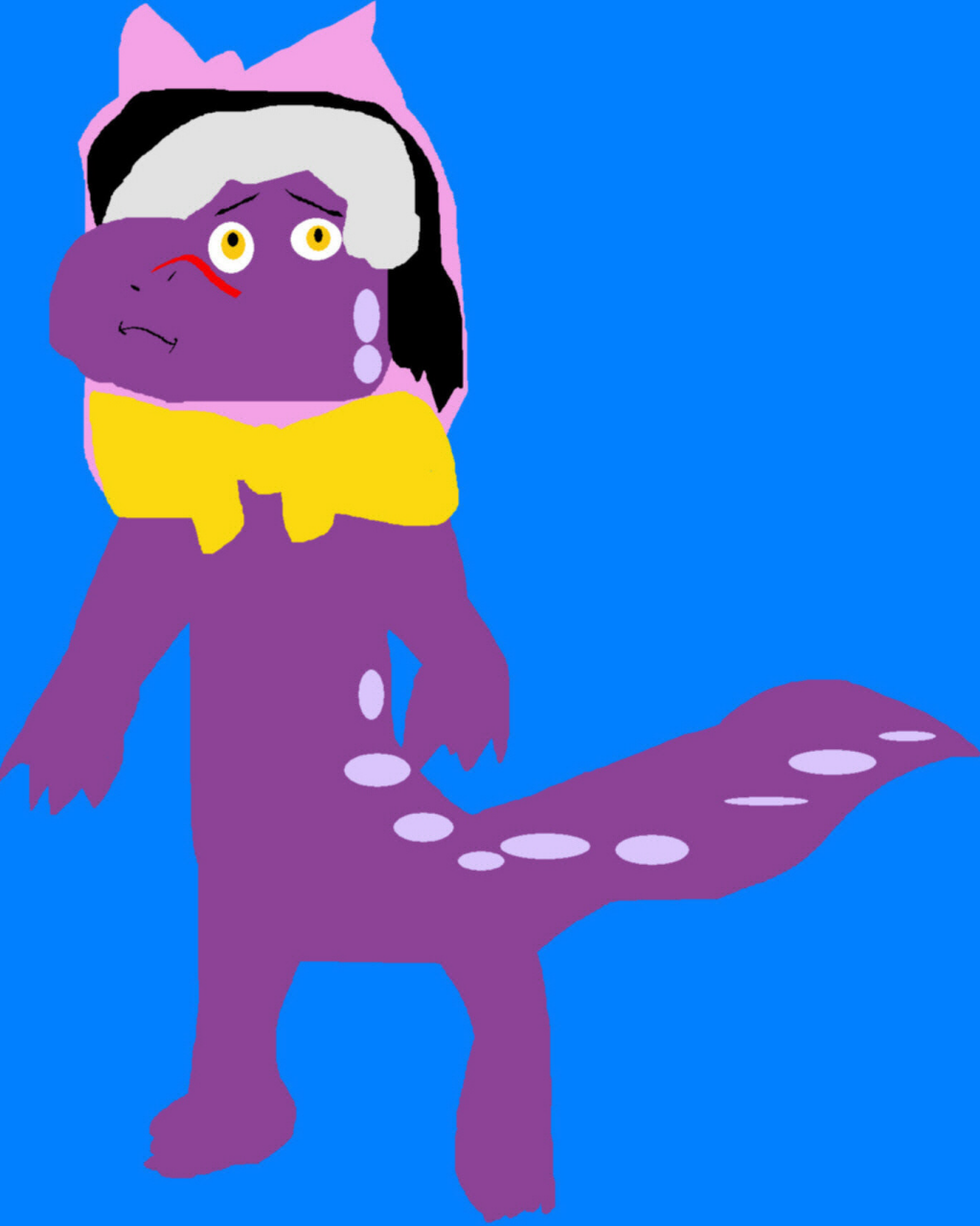 Cedric The Cutie Salamander MS Paint^^ by Falconlobo
