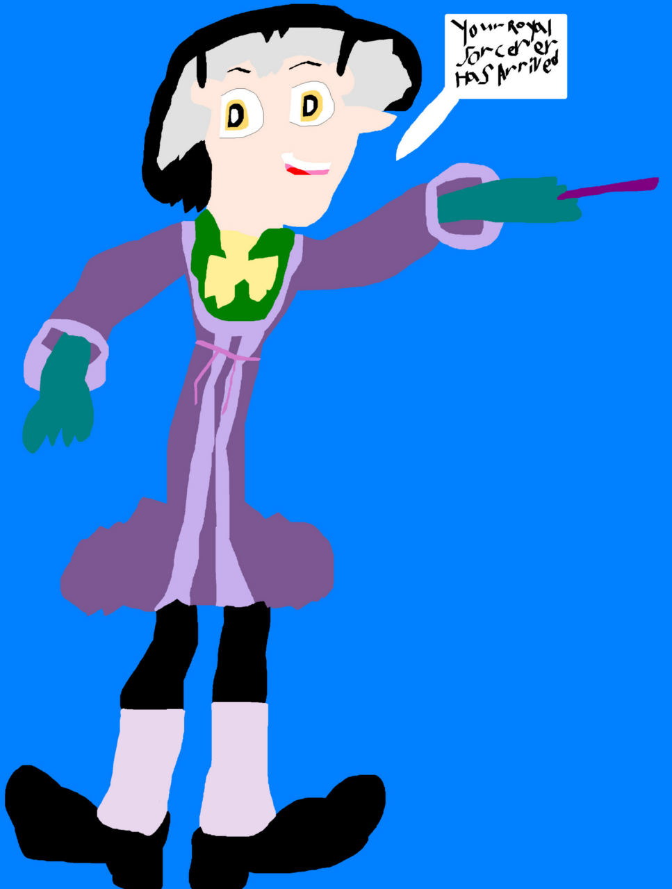 Your Royal Sorcerer Has Arrived MS Paint^^ by Falconlobo