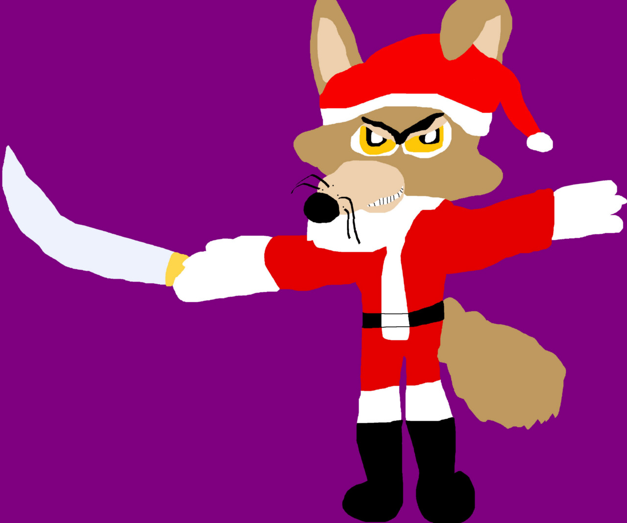 Don Karnage MS Paint New For 2015 Santa Claus Outfit Version by Falconlobo