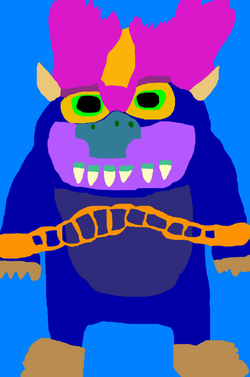 My Pet Monster Noodman Like Hairstyle MS Paint Again by Falconlobo