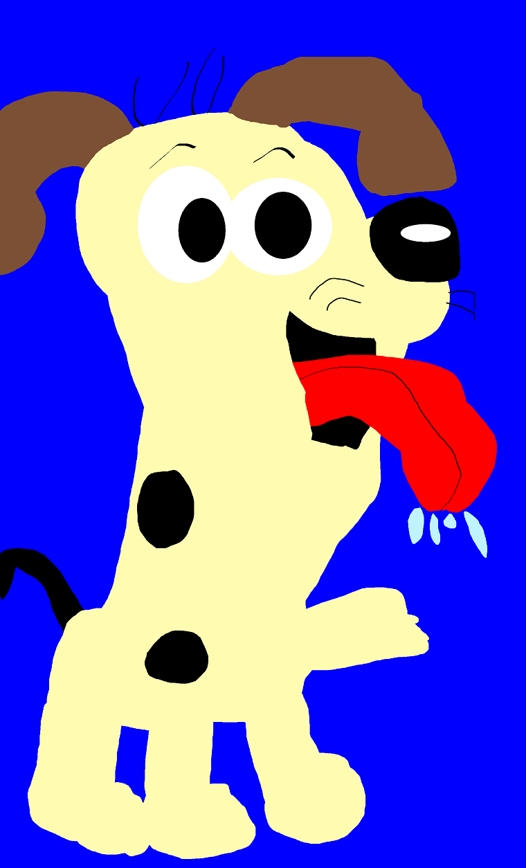 Odie MS Paint by Falconlobo