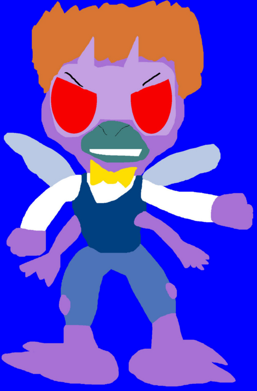 Baxter Stockman Fly Guy MS Paint New For 2016 by Falconlobo