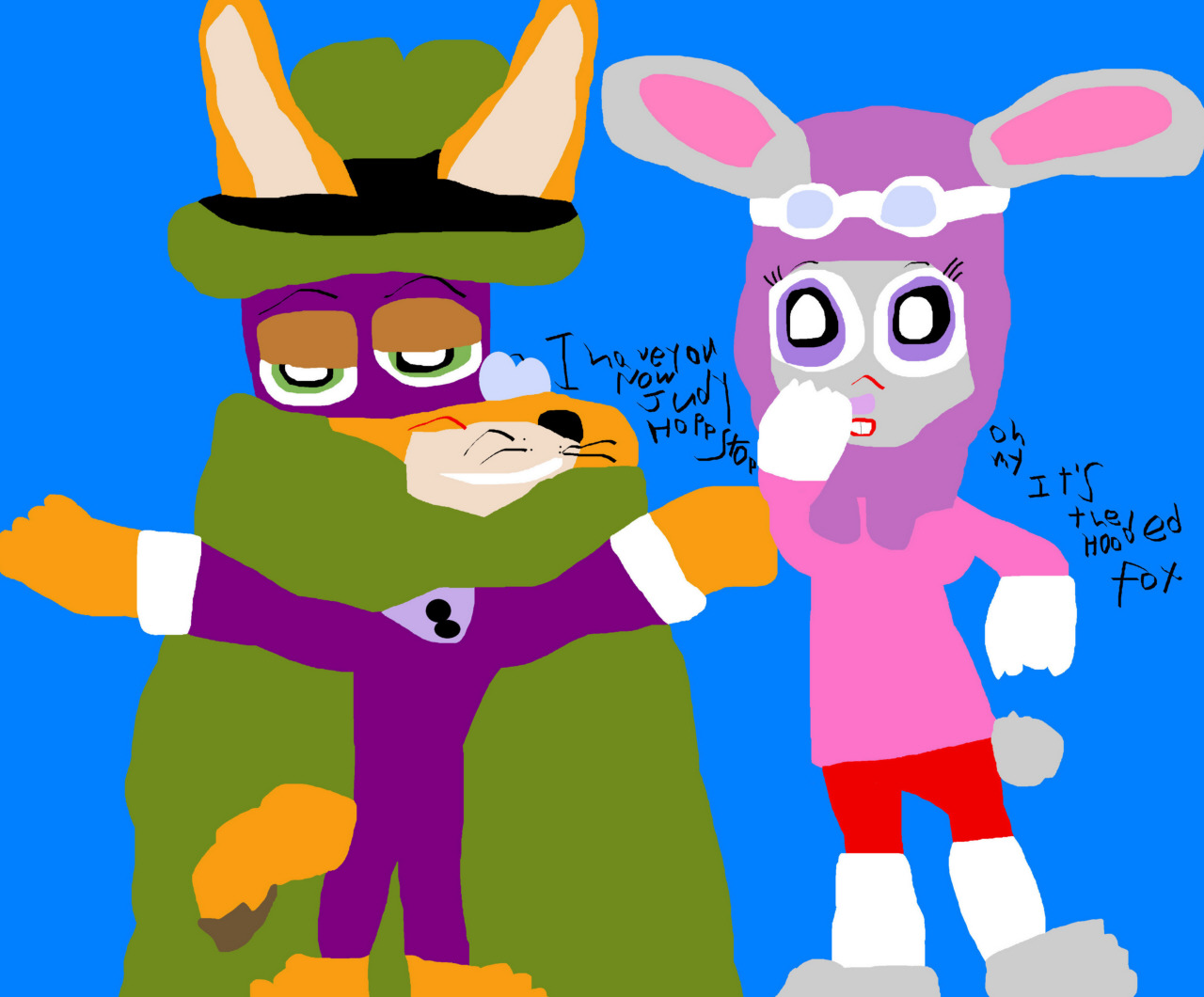 I Have You Now Judy Hoppstop MS Paint^^ by Falconlobo