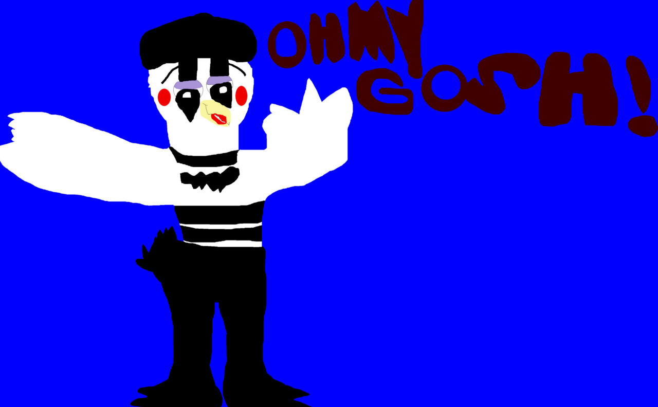 A Talking Mime Bird MS Paint More Make Up^^ by Falconlobo