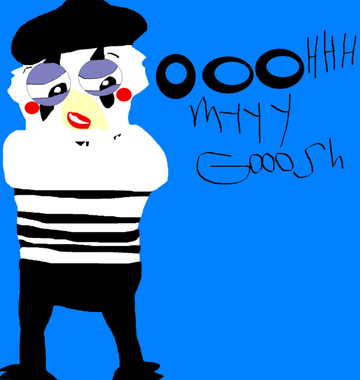 Yup Another Mime Bird MS Paint by Falconlobo