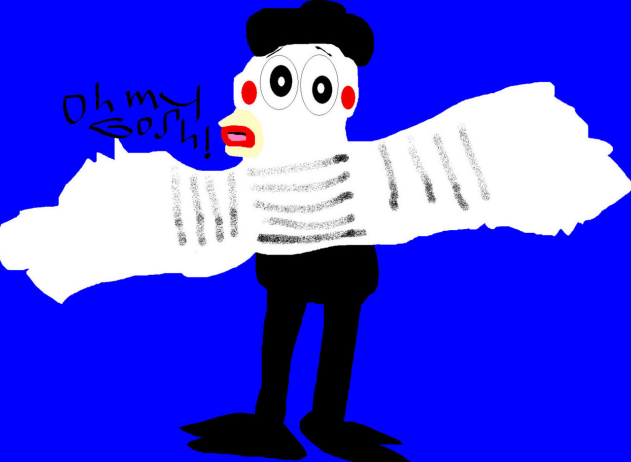 Oh MY Gosh It's Mime Bird Again MS Paint by Falconlobo