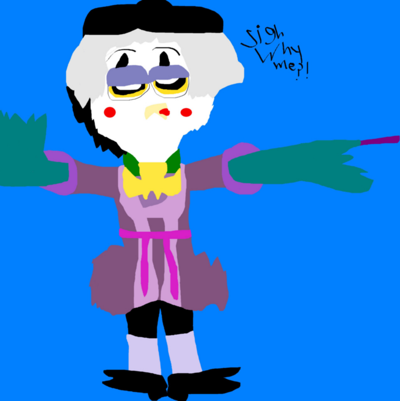 Cedric Tried A Silence Spell ThIs Was The Result MS Paint^ ^ by Falconlobo