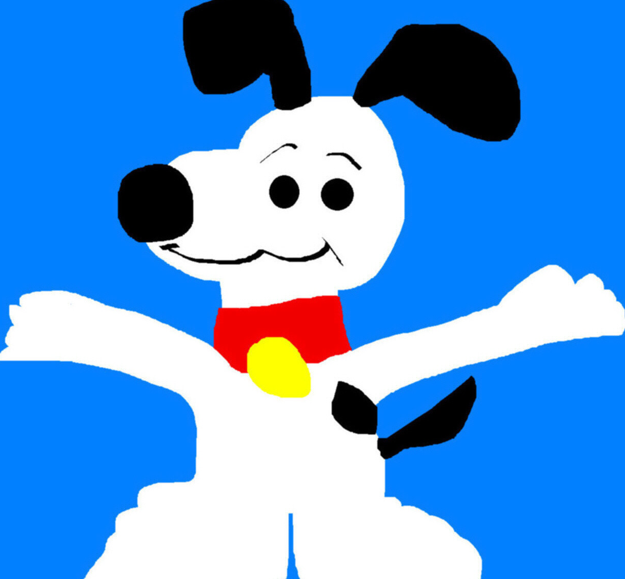 Snoopy MS Paint by Falconlobo