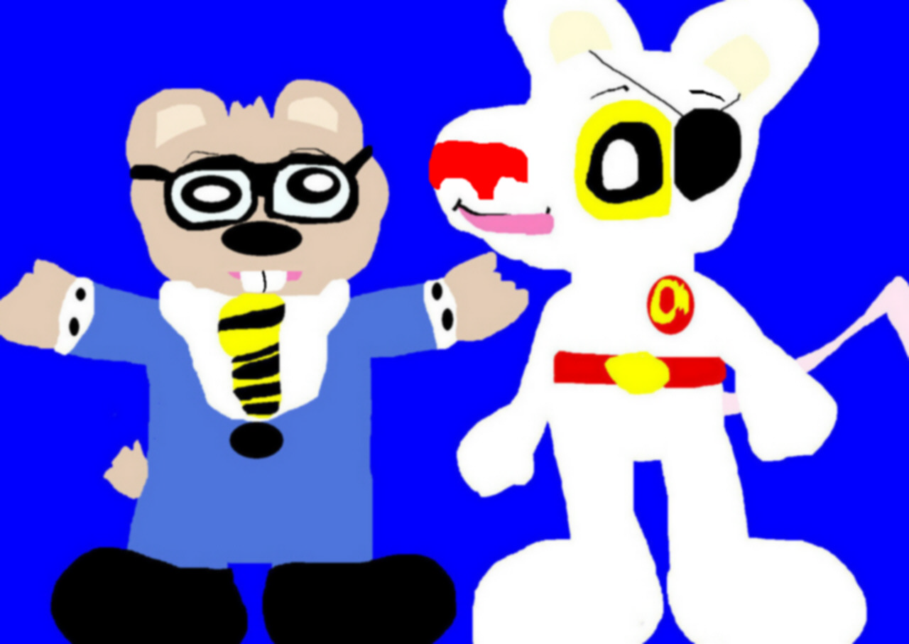 Danger Mouse And Penfold MS Paint New For 2016^0^ by Falconlobo