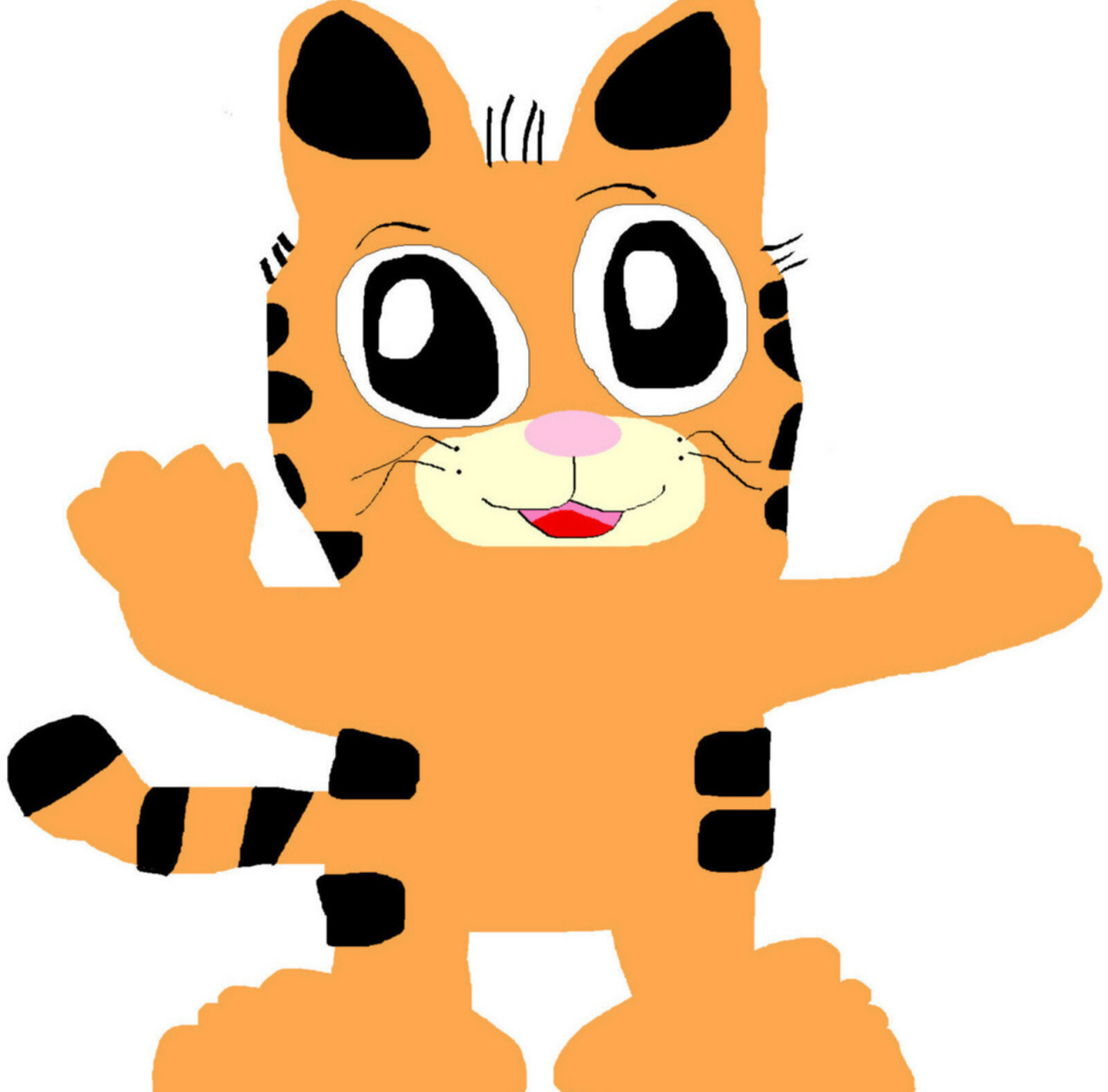 Garfield In A Cute Style MS Paint by Falconlobo