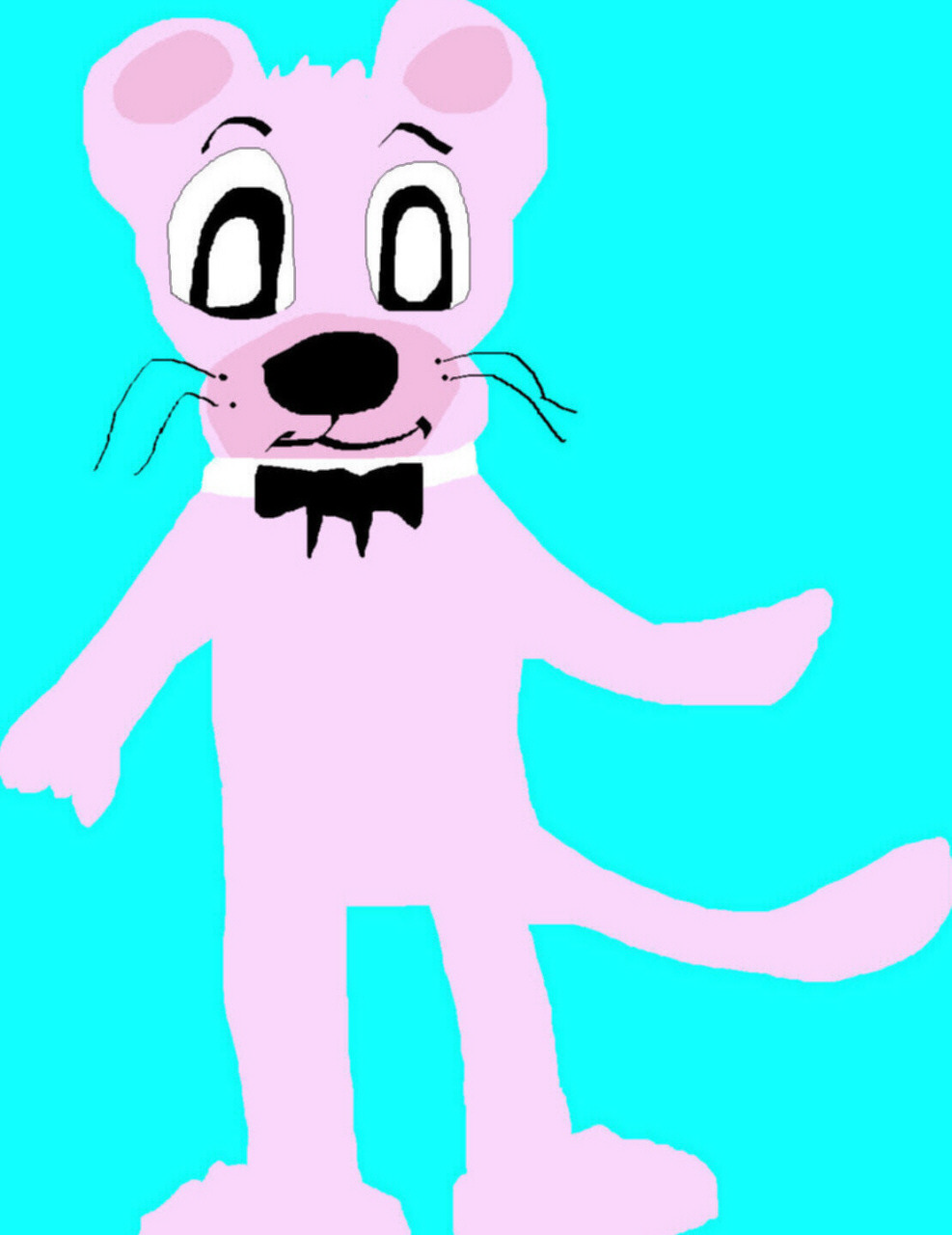 The Pink Panther In Hanna Barbera Style MS Paint^^ by Falconlobo