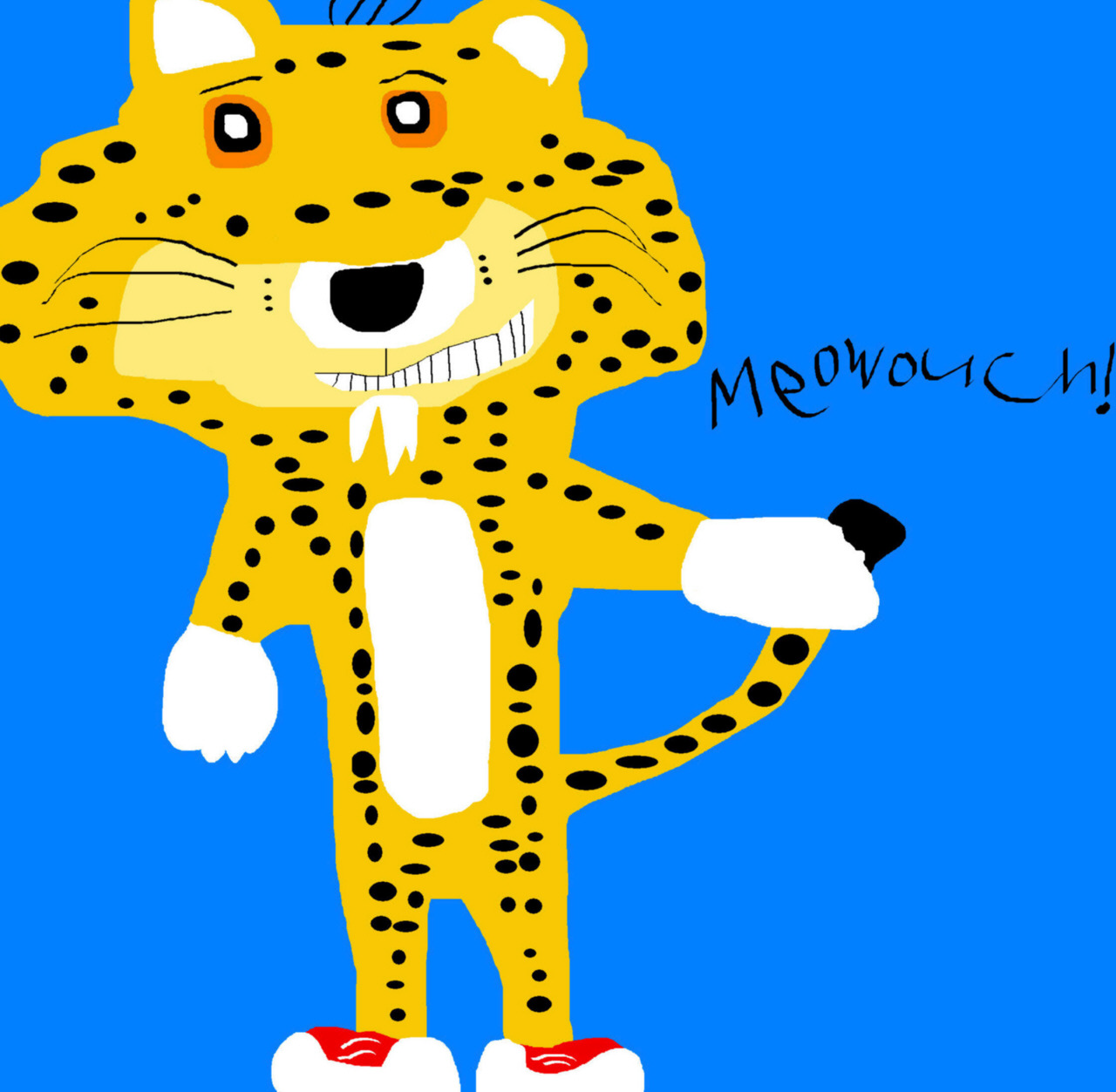 Meowouch No Shades MS Paint^^ by Falconlobo