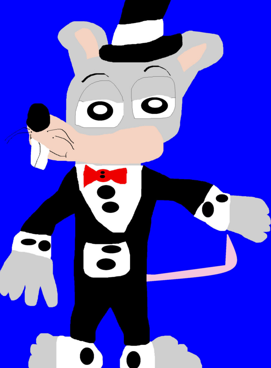 Chuck E Cheese In A Top Hat And Tux For 40th Anniversary This Year MS Paint by Falconlobo
