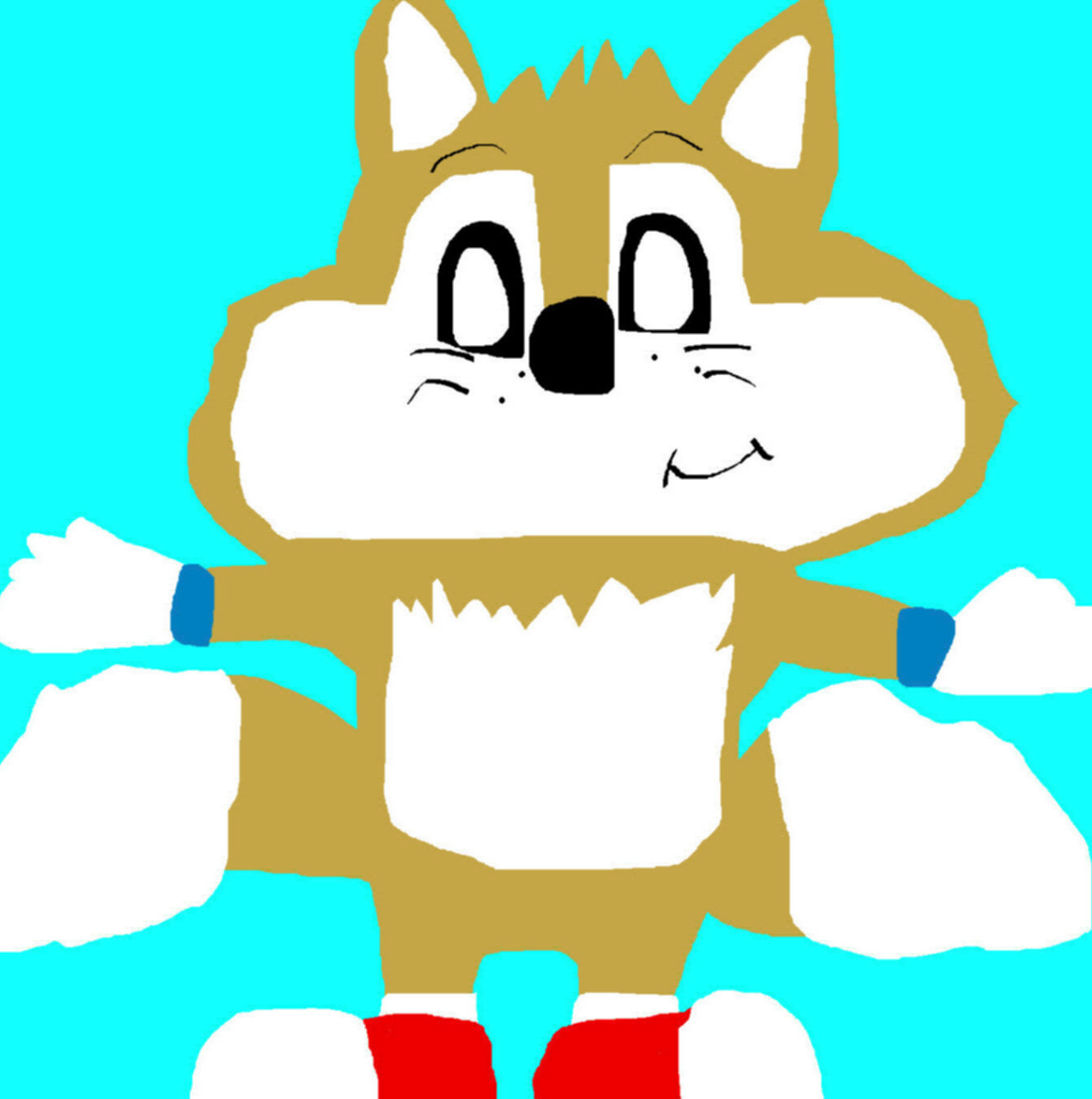 Tails With Whiskers Based On Caltoy Plush Again MS Paint^^ by Falconlobo