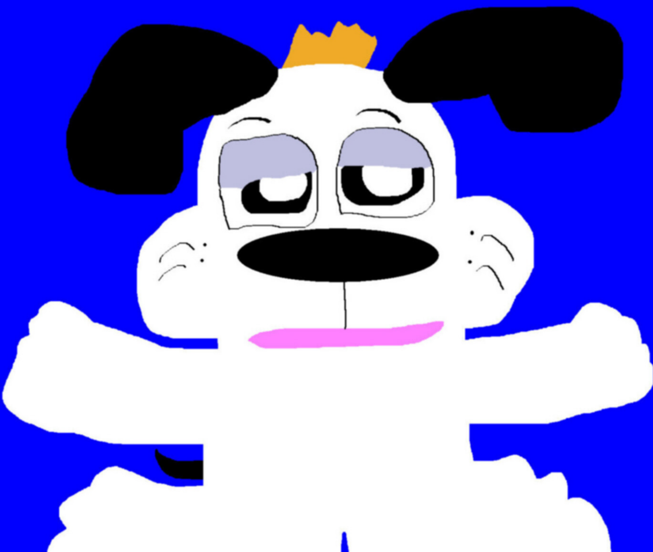 Random Droopy Dog MS Paint by Falconlobo