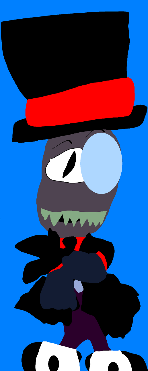 Black Hat Trying To be Hip MS Paint^^ by Falconlobo