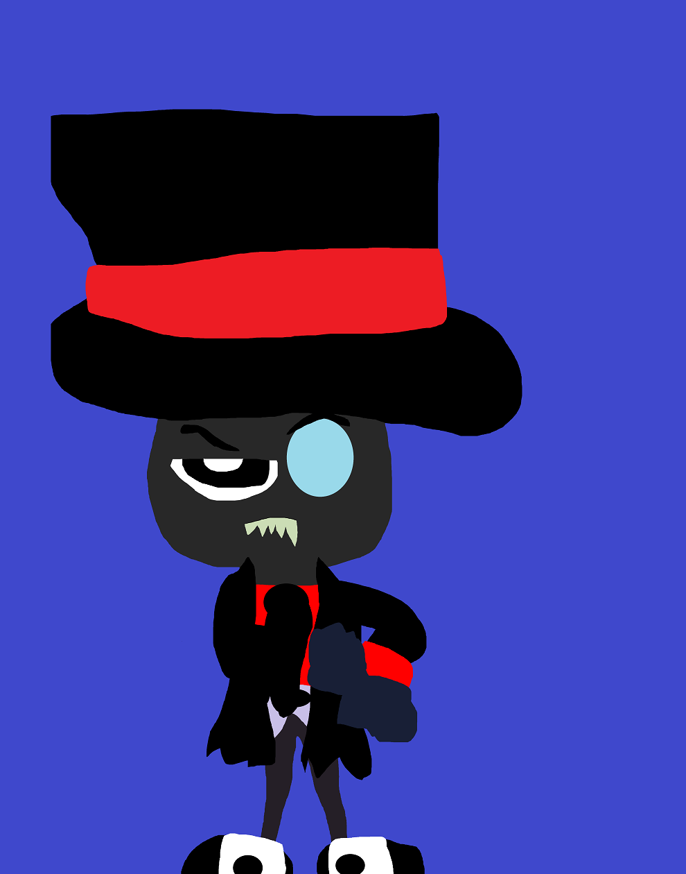Angry Black Hat by Falconlobo