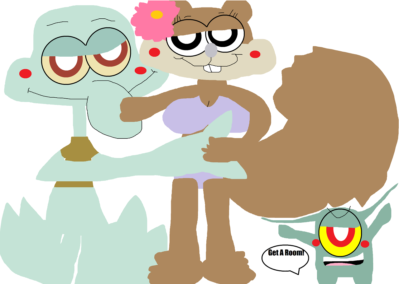 Just A Squidie Sandy Added +Plankton by Falconlobo