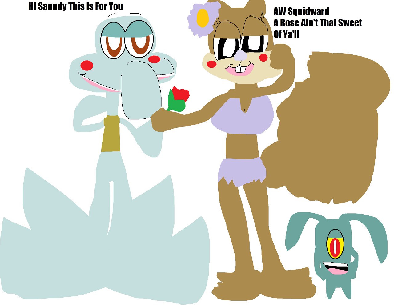 Hi Sandy This Is For You Alternate Faces And Random Plankton Added by Falconlobo