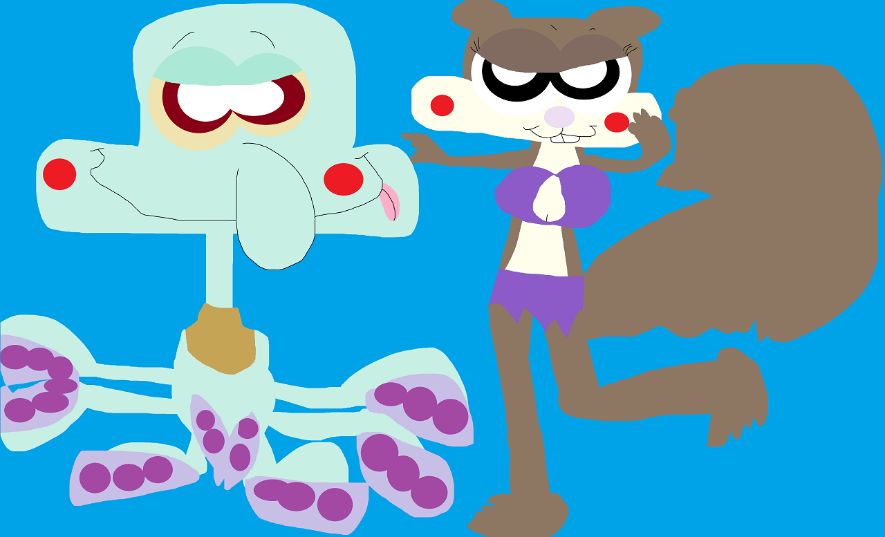 Just A Random Squidie In A Cute Pose With Eight Limbs Sandy Added by Falconlobo