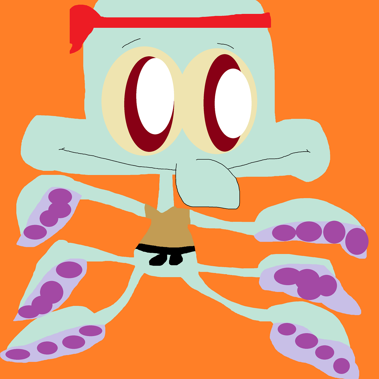The Karate Octopus Again by Falconlobo