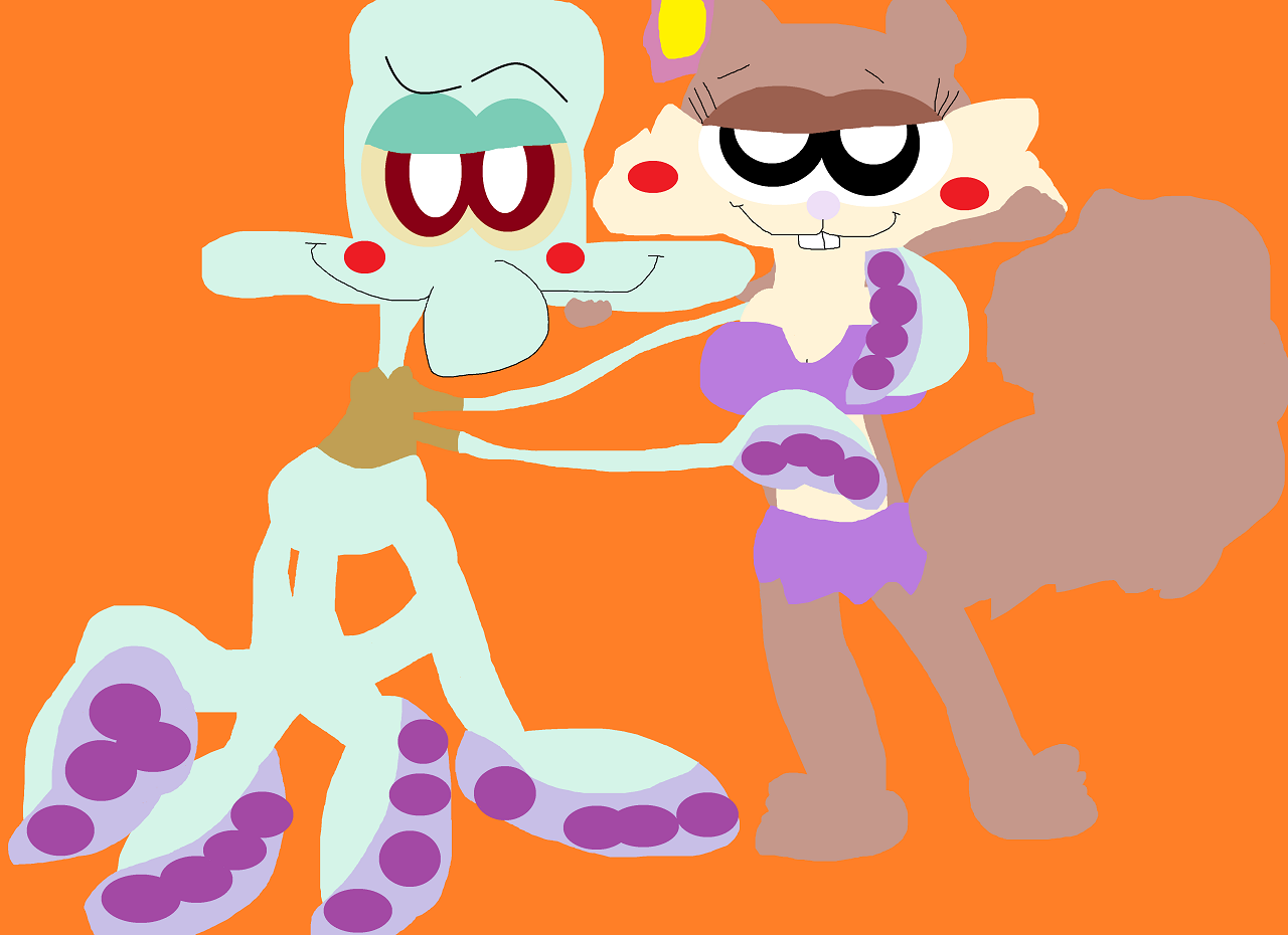Just Squidward Coming Onto Sandy Again by Falconlobo