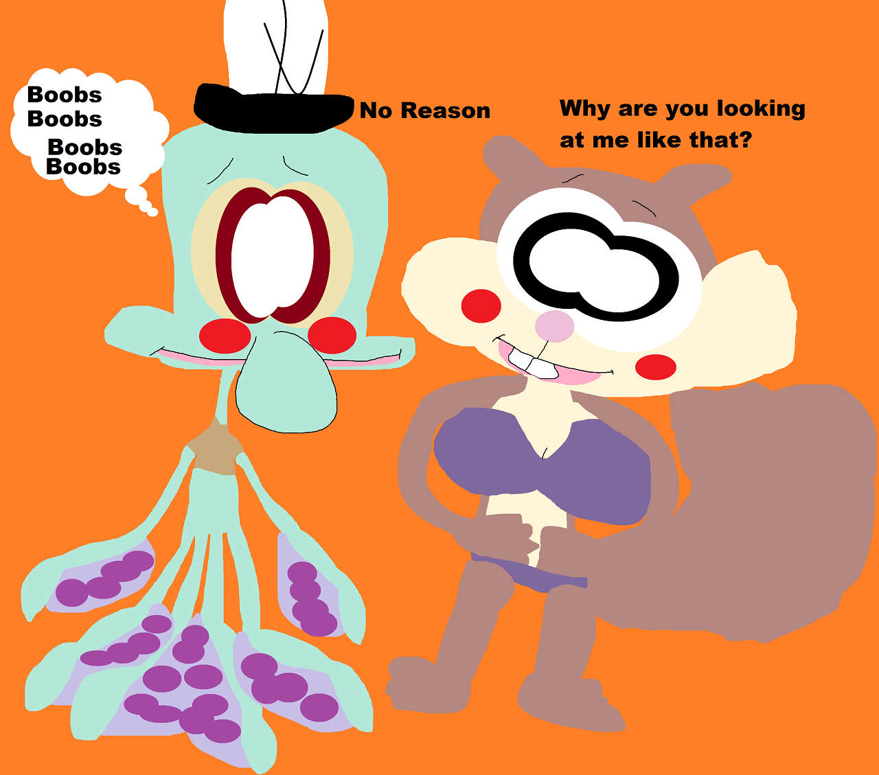 What Squidward Was Really Thinking During Pressure Again by Falconlobo