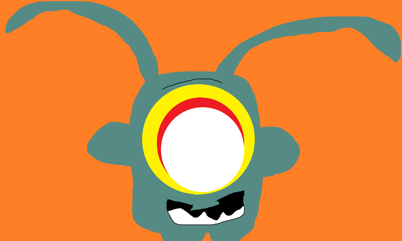 Goofy Face Plankton Cheeb by Falconlobo