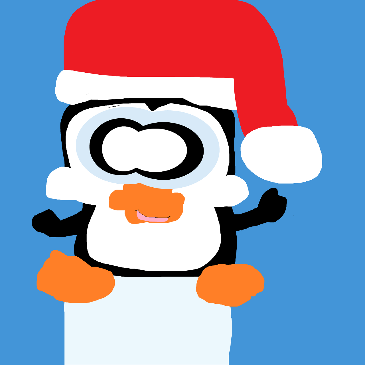 Early Xmas In July Penguin Chilly Willy by Falconlobo